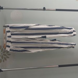 Solitaire swim pants white and blue small cute details